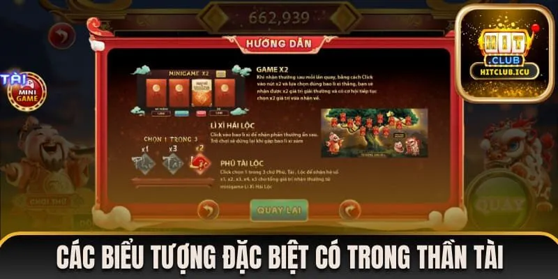 Các biểu tượng đặc biệt có trong game thần tài