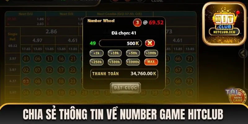 Chia sẻ thông tin về Number Game Hitclub đỉnh cao