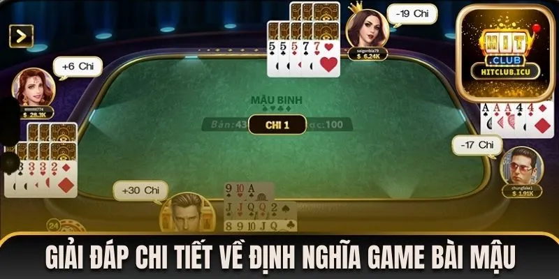 Giải đáp chi tiết về định nghĩa game Mậu binh Hitclub