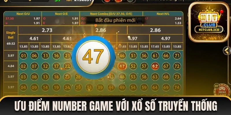 Tìm hiểu lợi thế của Number Game so với xổ số truyền thống